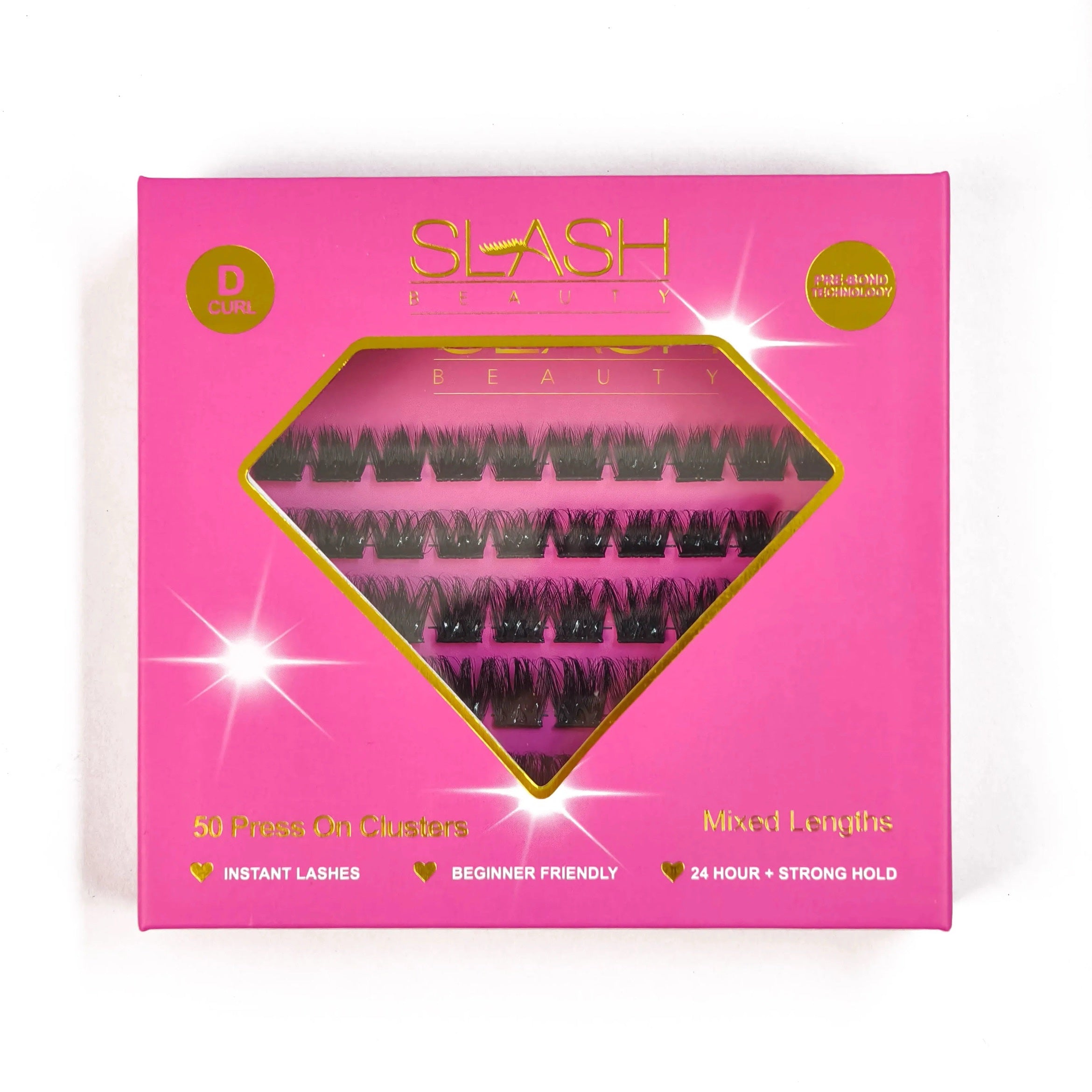 Slash Beauty Press On Cluster Lashes- Vixen image 0