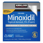 Kirkland Signature Hair Regrowth Treatment Minoxidil Foam for Men - 6 pack image