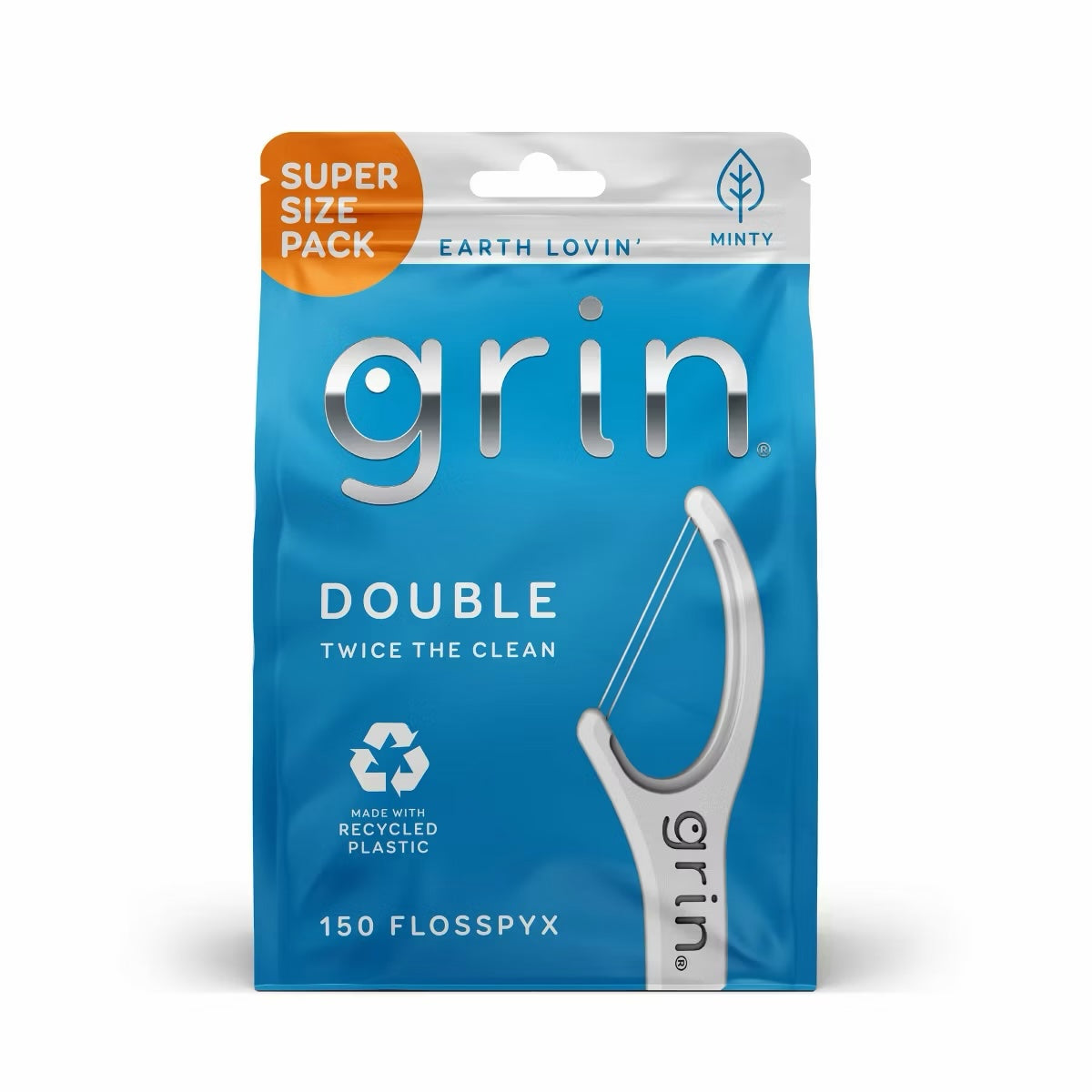 Grin Oral Care Double Floss Picks - 150ct image 0
