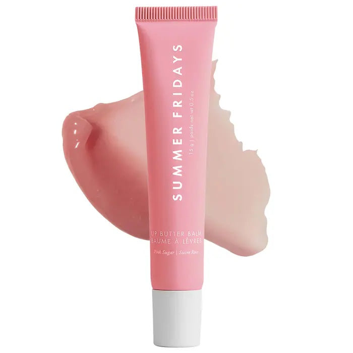 Summer Fridays Lip Butter Balm for Hydration &amp; Shine- Pink Sugar image 0