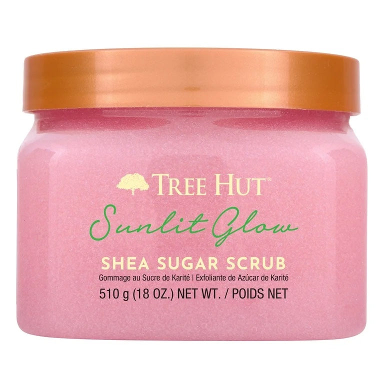 Tree Hut Sunlit Glow Shea Butter Sugar Body Scrub, 18 oz image 0