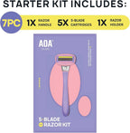 AOA Women’s 5-Blade Razor 7pcs Starter Kit image 1