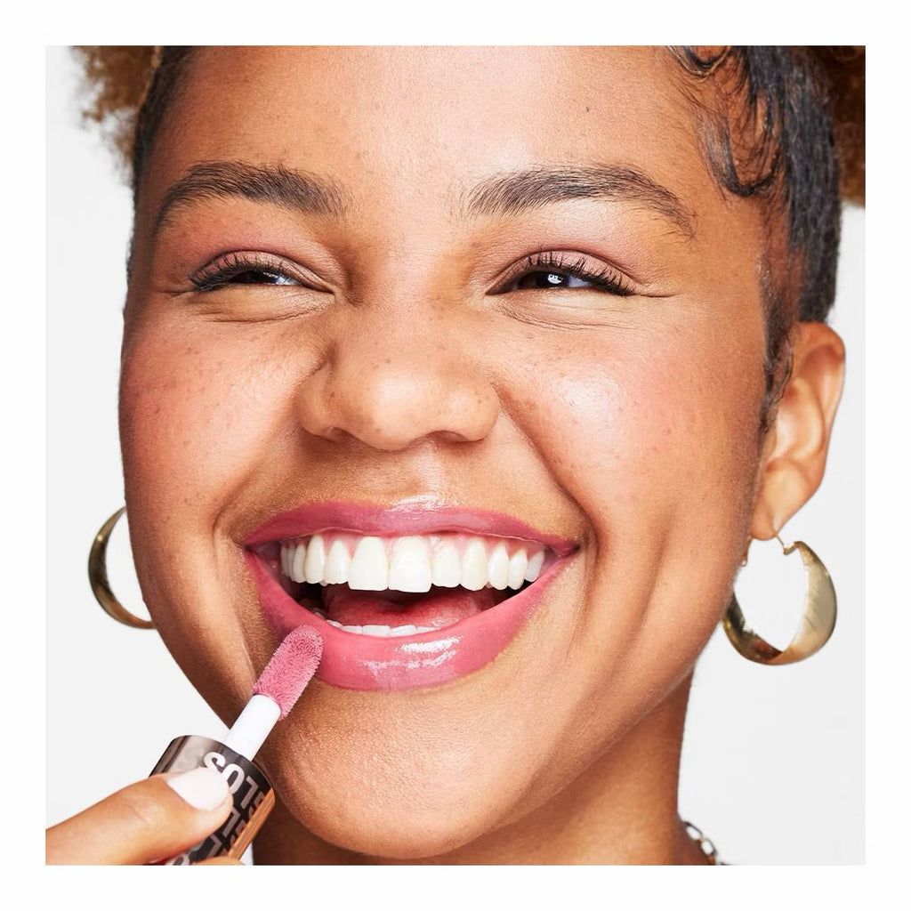 Makeup Revolution Pout Bomb Plumping Gloss - Rosewood Rose Pink - 0.15 fl oz image 1
