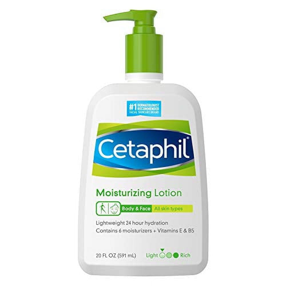 Cetaphil Hydrating Moisturizing Lotion for All Skin Types, Sensitive Skin - 20 fl oz image