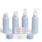 TravelShop Travel Bottle Kit 7 Pack - Blue image
