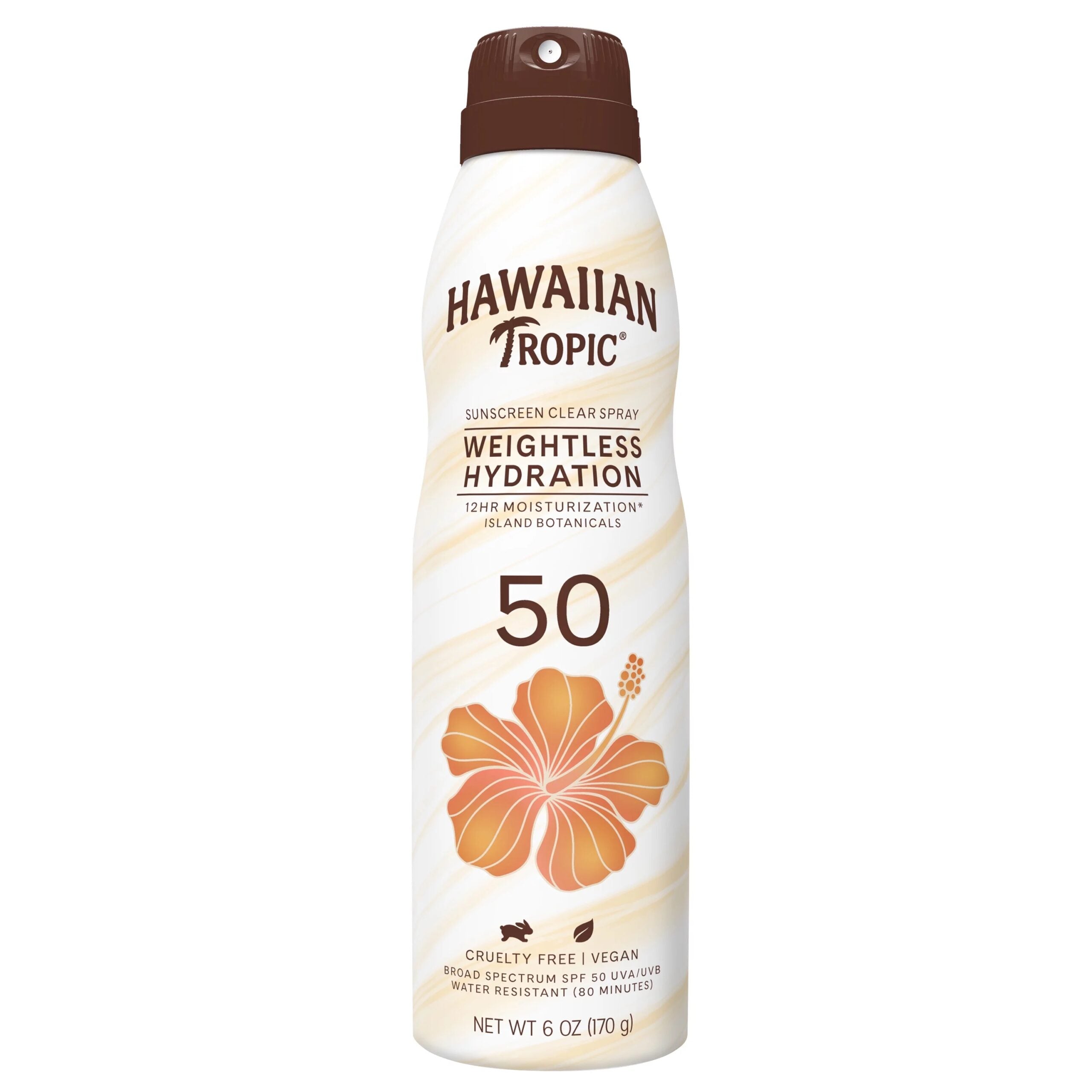 Hawaiian Tropic Silk Hydration Weightless Sunscreen C-Spray - 6oz image 0