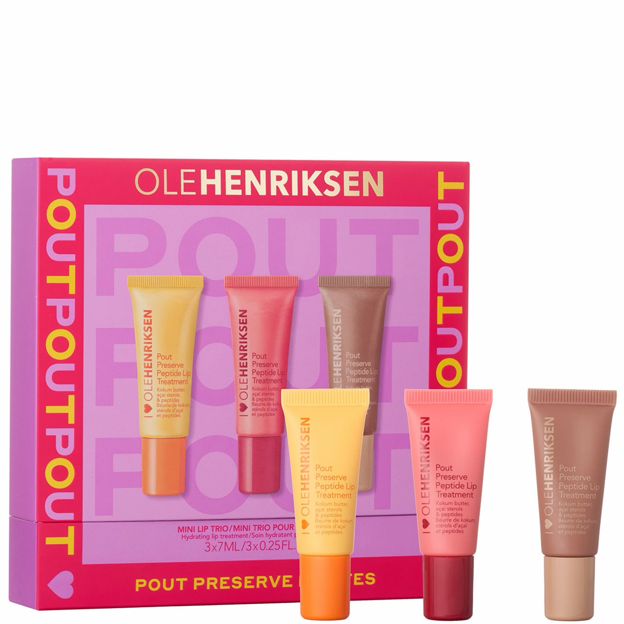 OLEHENRIKSEN Pout Preserve Petites Mini Lip Trio With Peptides image 0