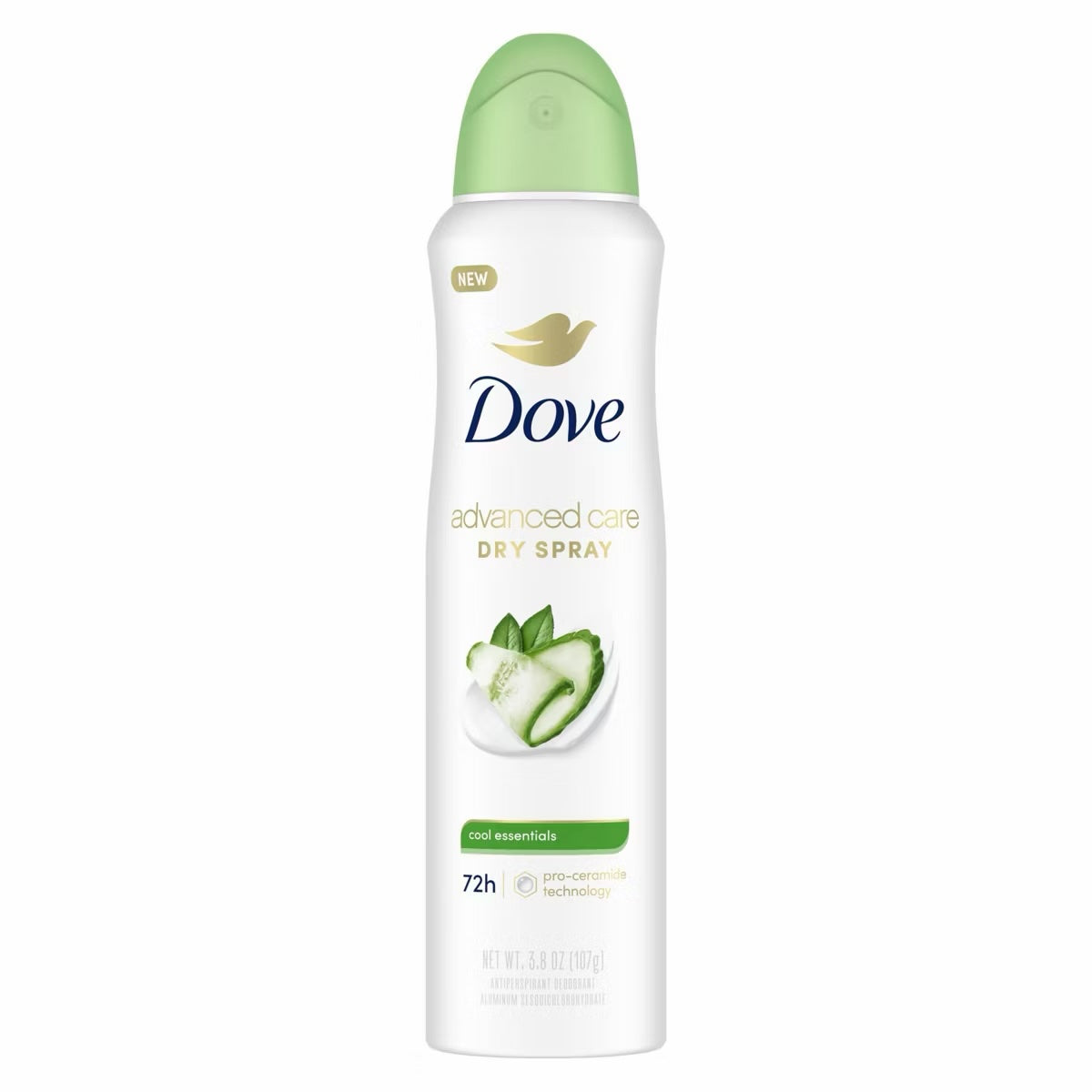 Dove Advanced Care Cool Essentials 72-Hour Women's Antiperspirant &amp; Deodorant Dry Spray - 3.8oz image 0