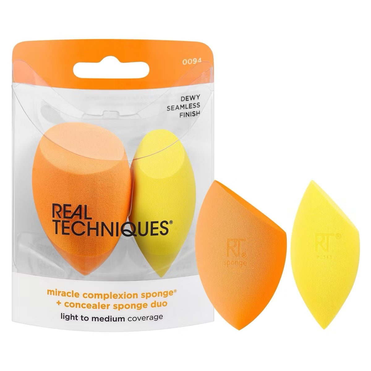 Real Techniques Miracle Complexion Sponge + Concealer Sponge Duo - 2pc image 0