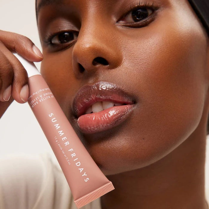 Summer Fridays Lip Butter Balm for Hydration &amp; Shine- Vanilla Beige image 1