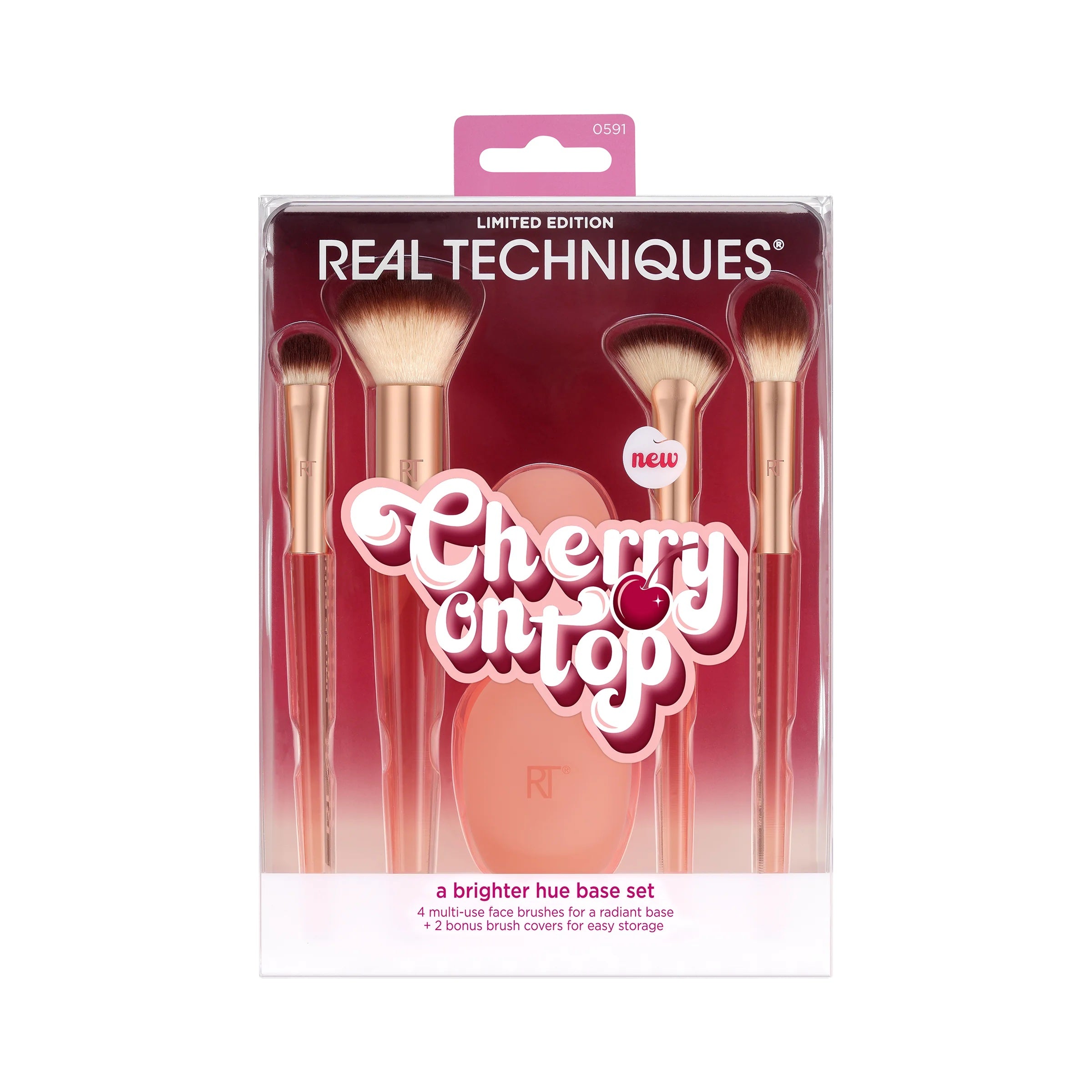 Real Techniques Cherry On Top A Brighter Hue Base Set image 0