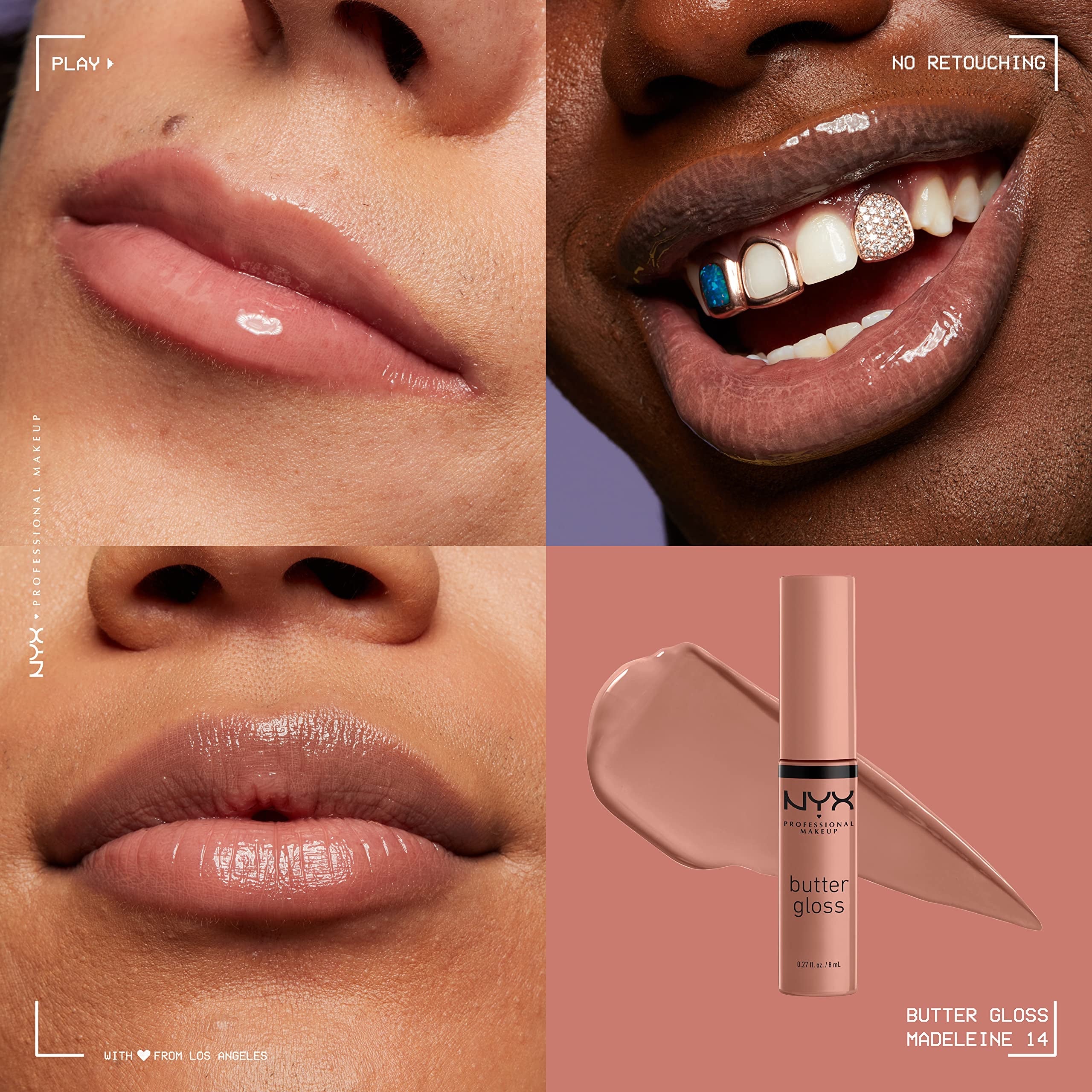 NYX Professional Makeup Butter Lip Glosses - Madeleine image