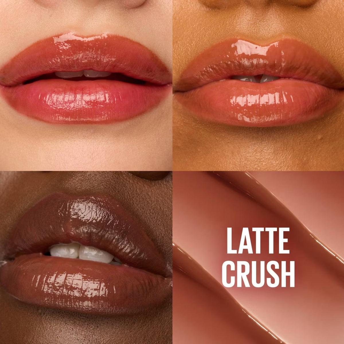 Maybelline Lifter Glaze Hydrating Lip Oil Balm with Hyaluronic Acid - Latte Crush - image 1