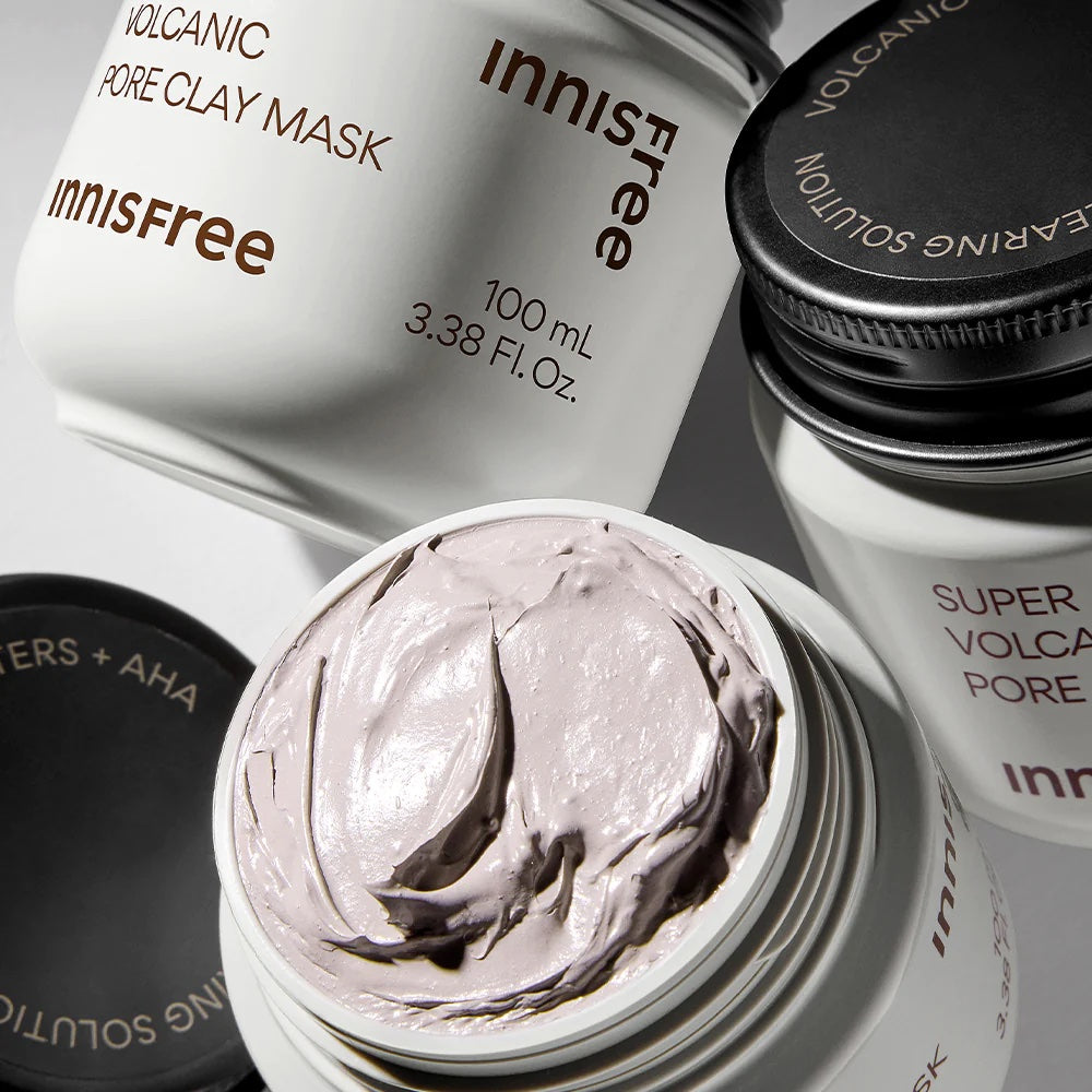 Innisfree pore clearing clay mask 2Xwith super volcanic clusters image 1