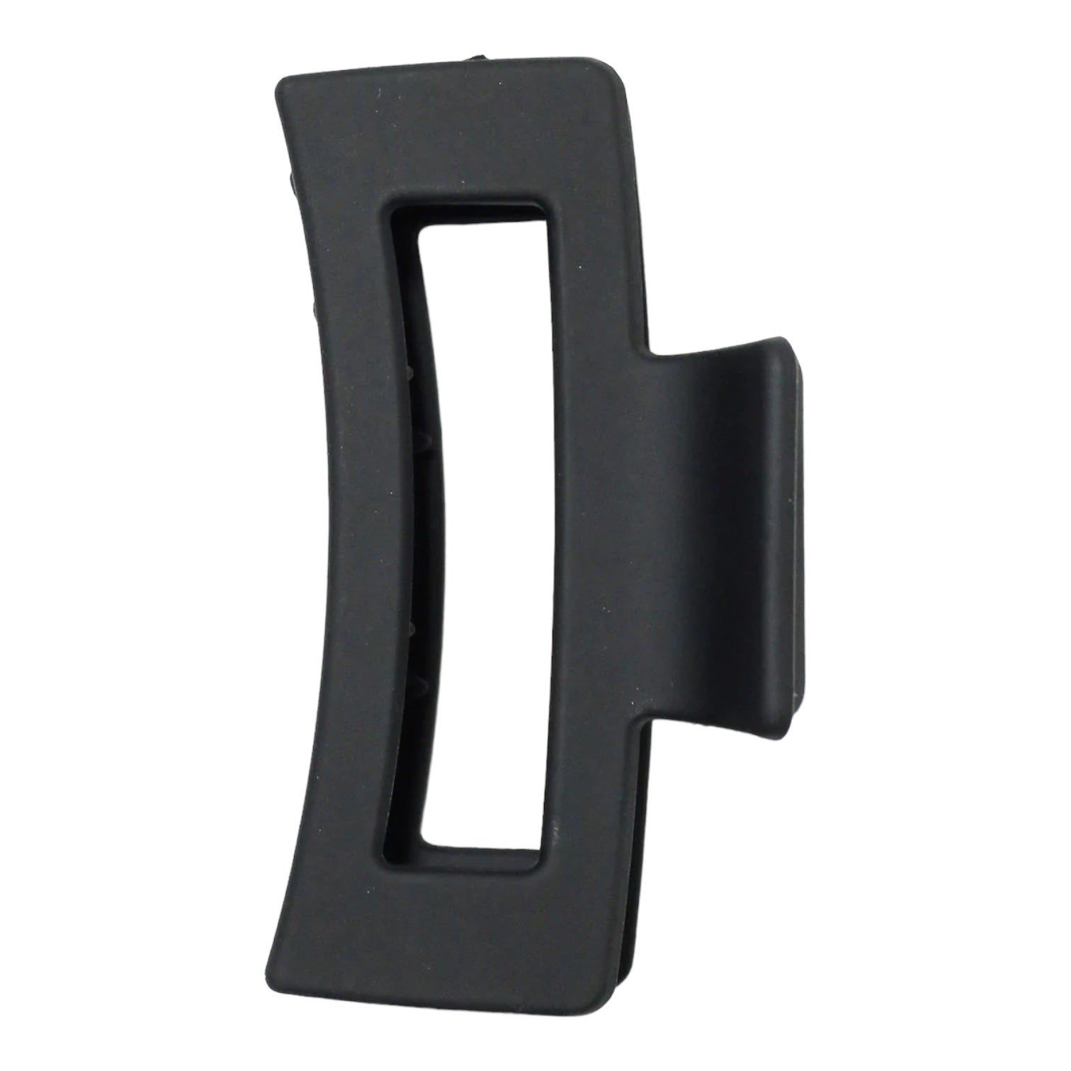 Extra Large Matte Rectangular Claw Clip - Black image