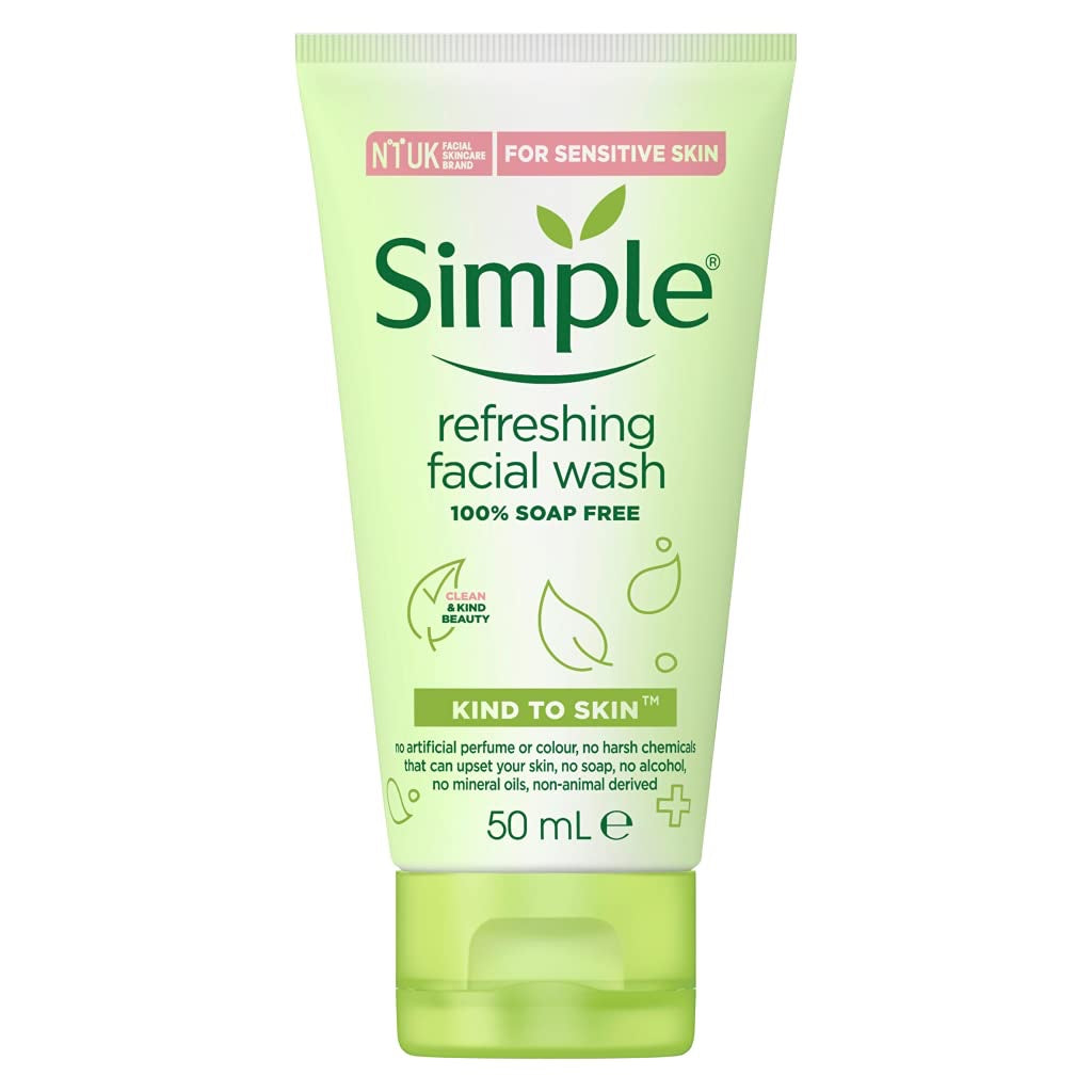 Simple Refreshing Face Wash with Pro-Vit B5 + Vit E - 50 ml image