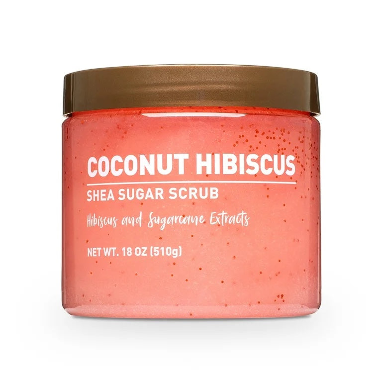 Equate Coconut Hibiscus Shea Sugar Scrub, 18 oz image 0