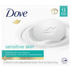 Dove Beauty Sensitive Skin Unscented Beauty Bar Soap - 12 pack image