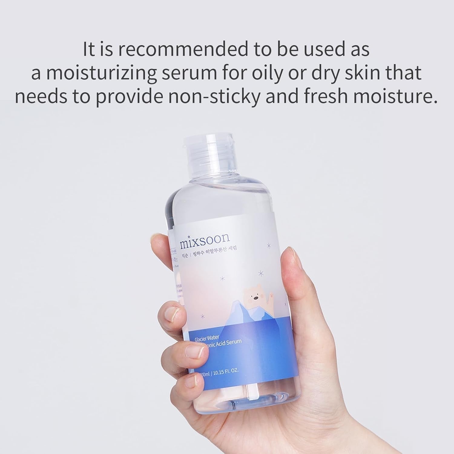 Mixsoon - Glacier Water Hyaluronic Acid Serum Jumbo (300ml) image 1