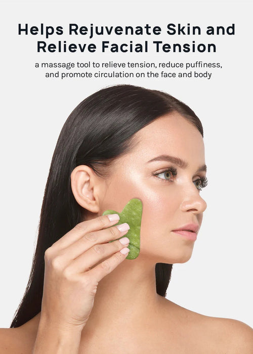 AOA A+ Jade Stone Gua Sha Tool image 1