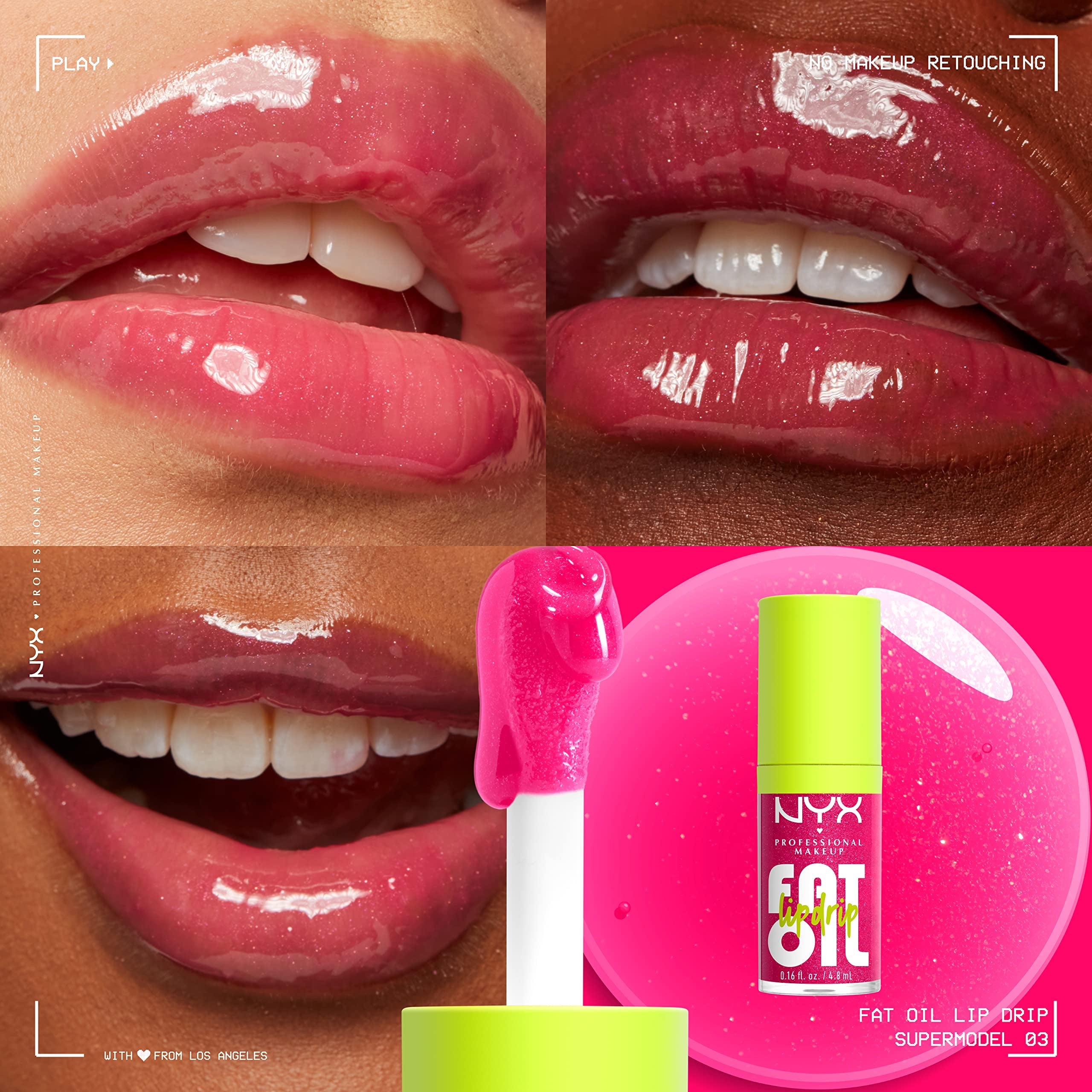 NYX Professional Makeup Fat Oil Lip Drip - Supermodel image