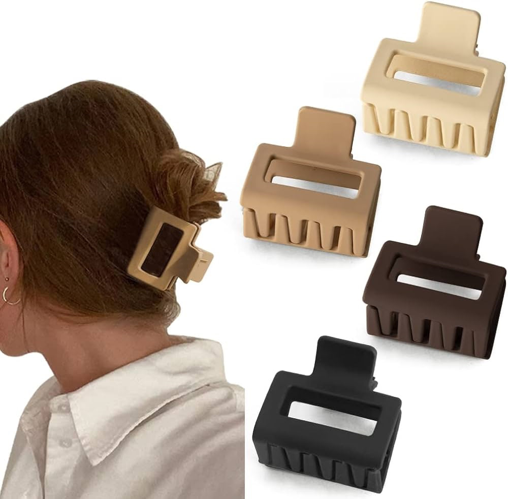Mini sized matte claw clips 2 inches image 0