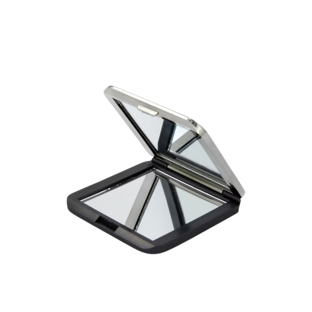 Square Compact Mirror- Silver image 0