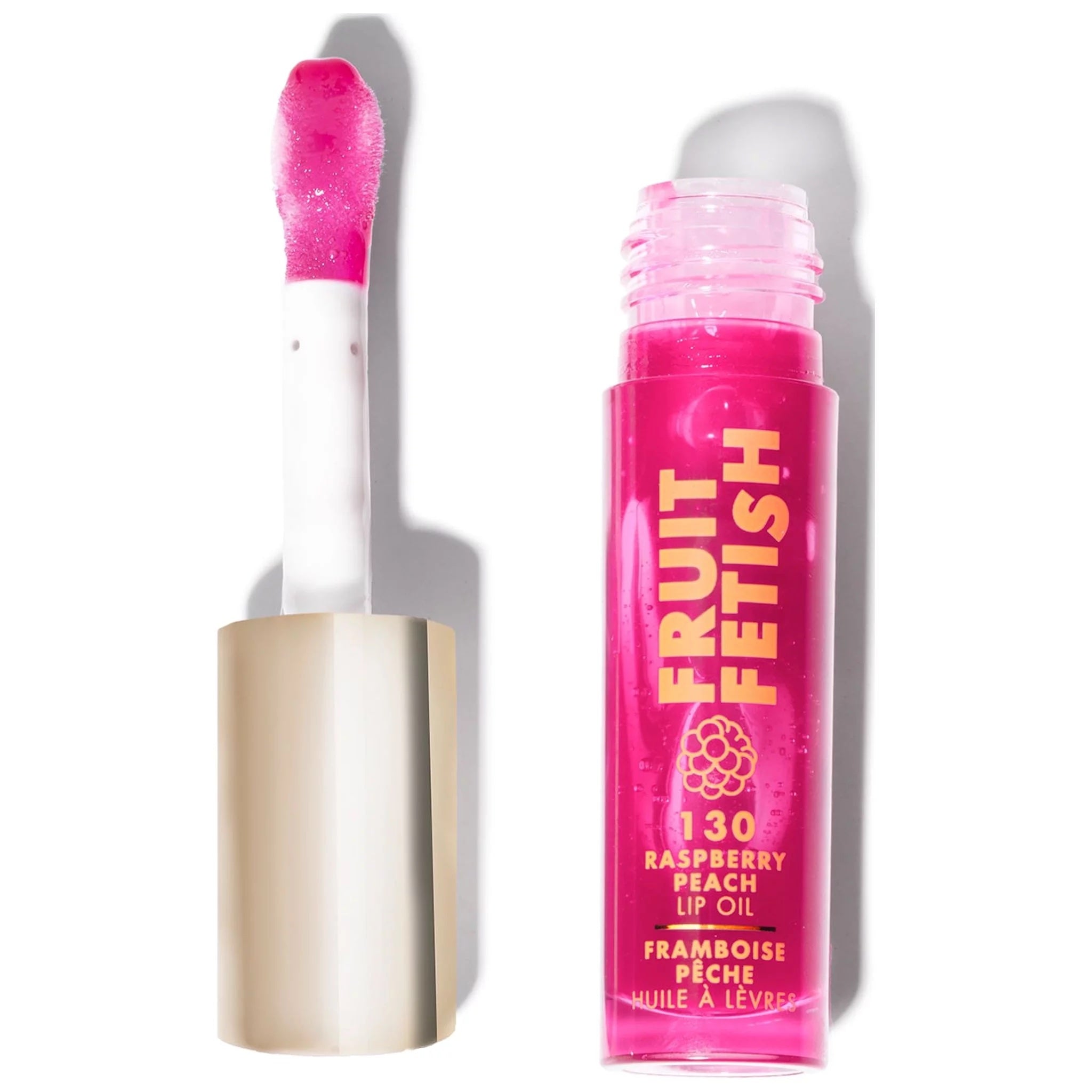 Milani Fruit Fetish Lip Oil- Raspberry Peach image 0