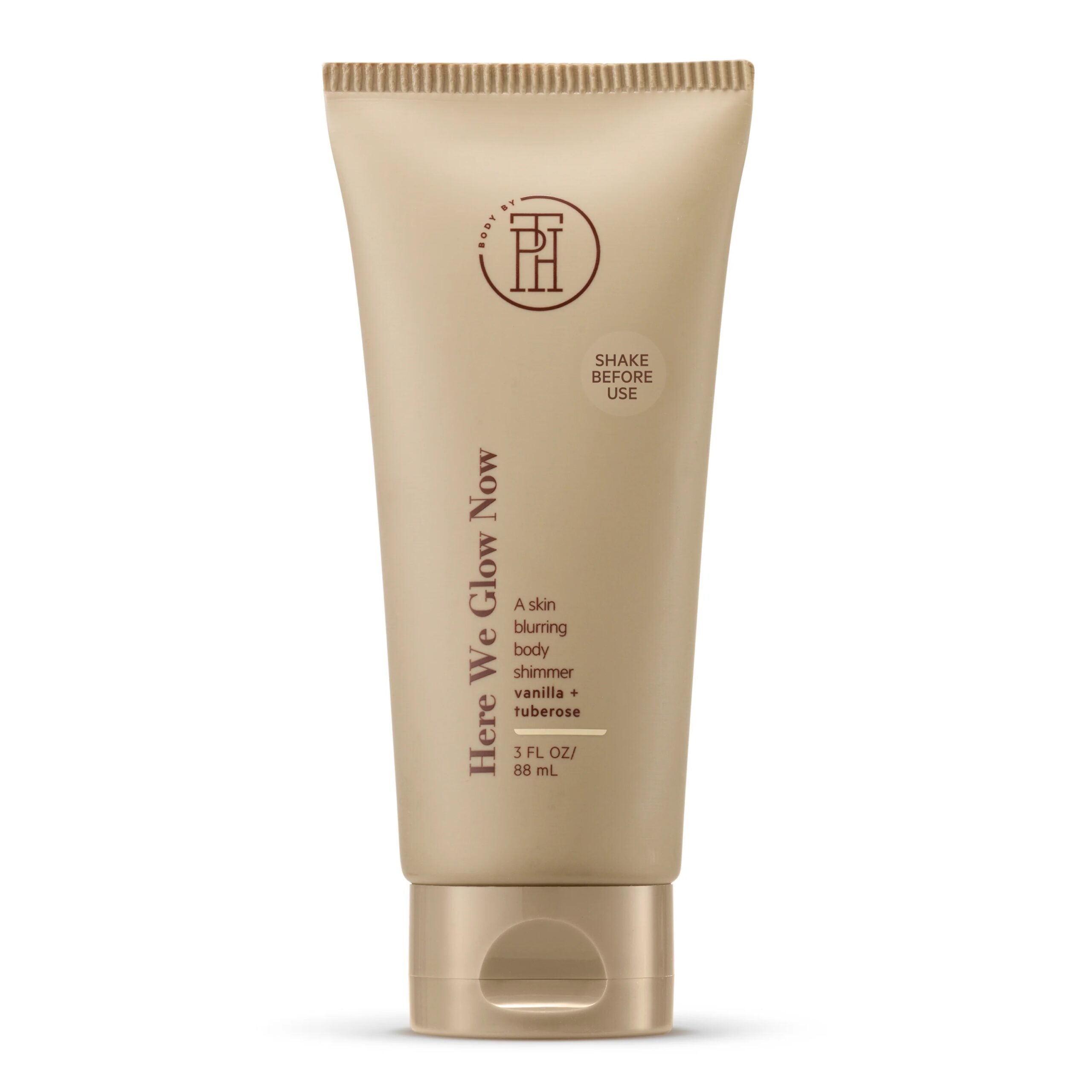 Body by TPH Body Luminizer Highlighter with Black Charcoal Kojic Acid Vanilla, 3 fl. oz image 0