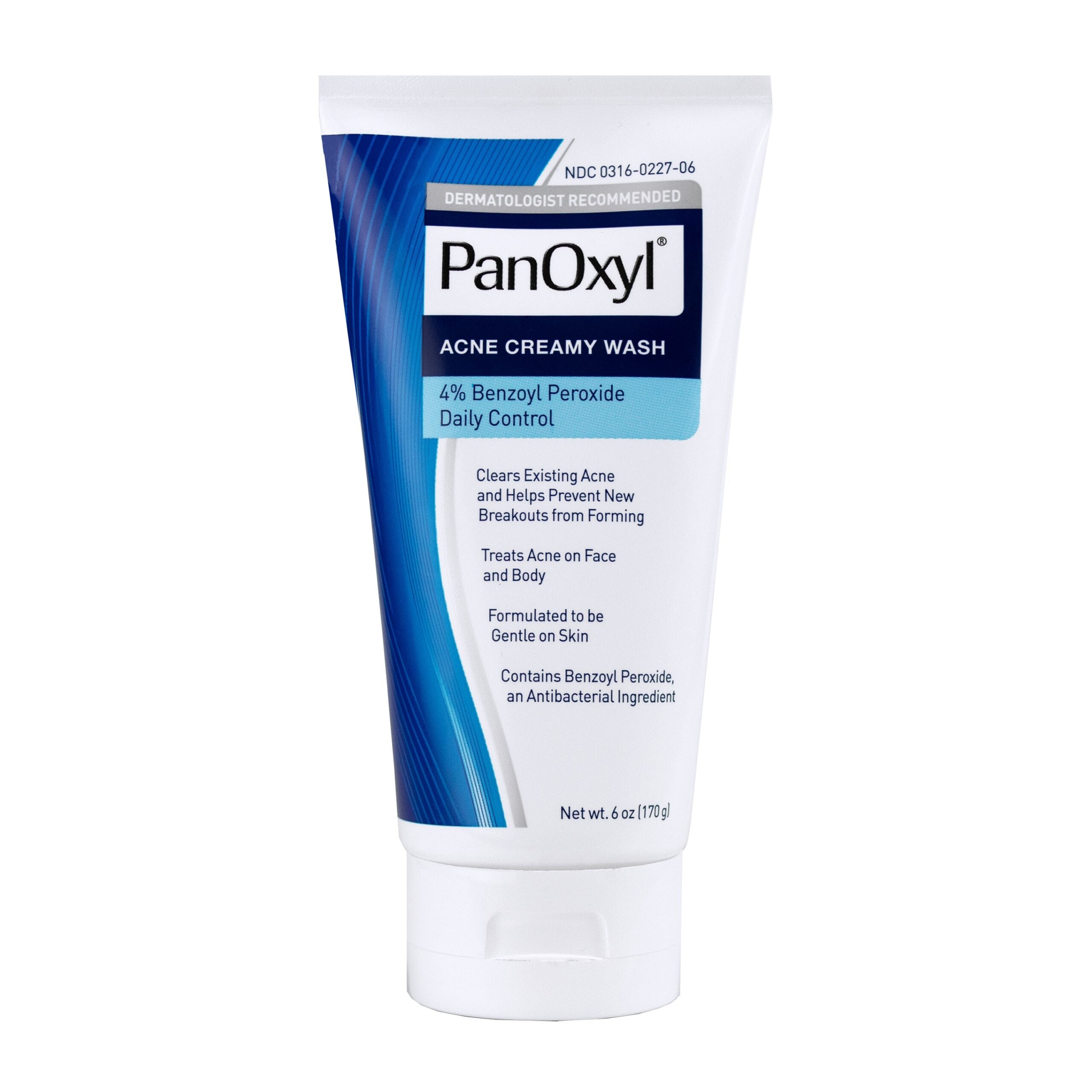 PanOxyl Acne Creamy Wash Benzoyl Peroxide 4% Daily Control image 1