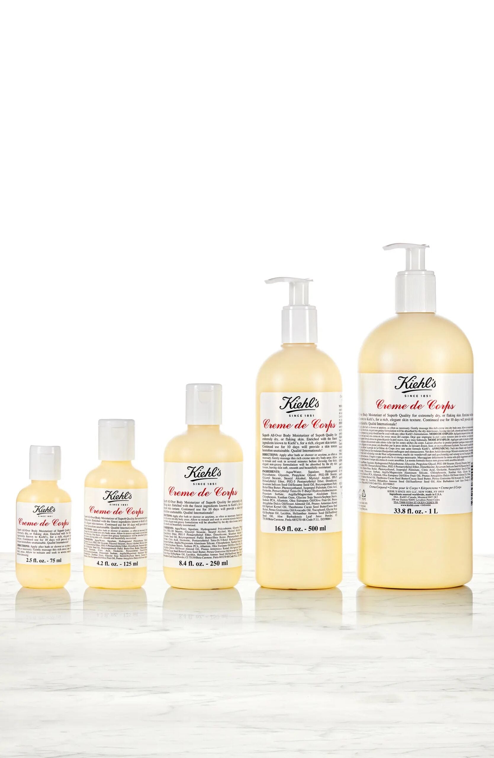 Kiehl’s Since 1851 Creme de Corps Body Moisturizer - Bottle image 1
