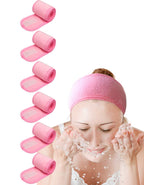 Spa Headband Hair Wrap - Baby Pink image