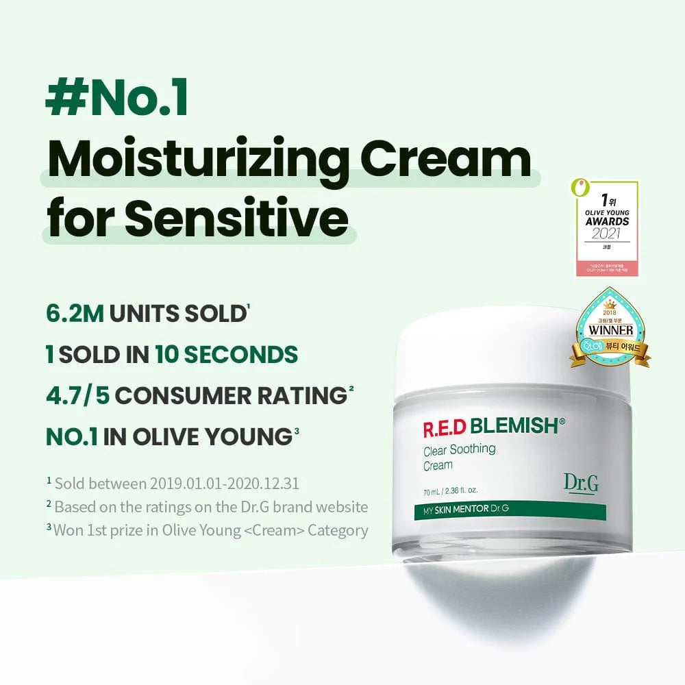 Dr.G - R.E.D Blemish Clear Soothing Cream 70ml image 1