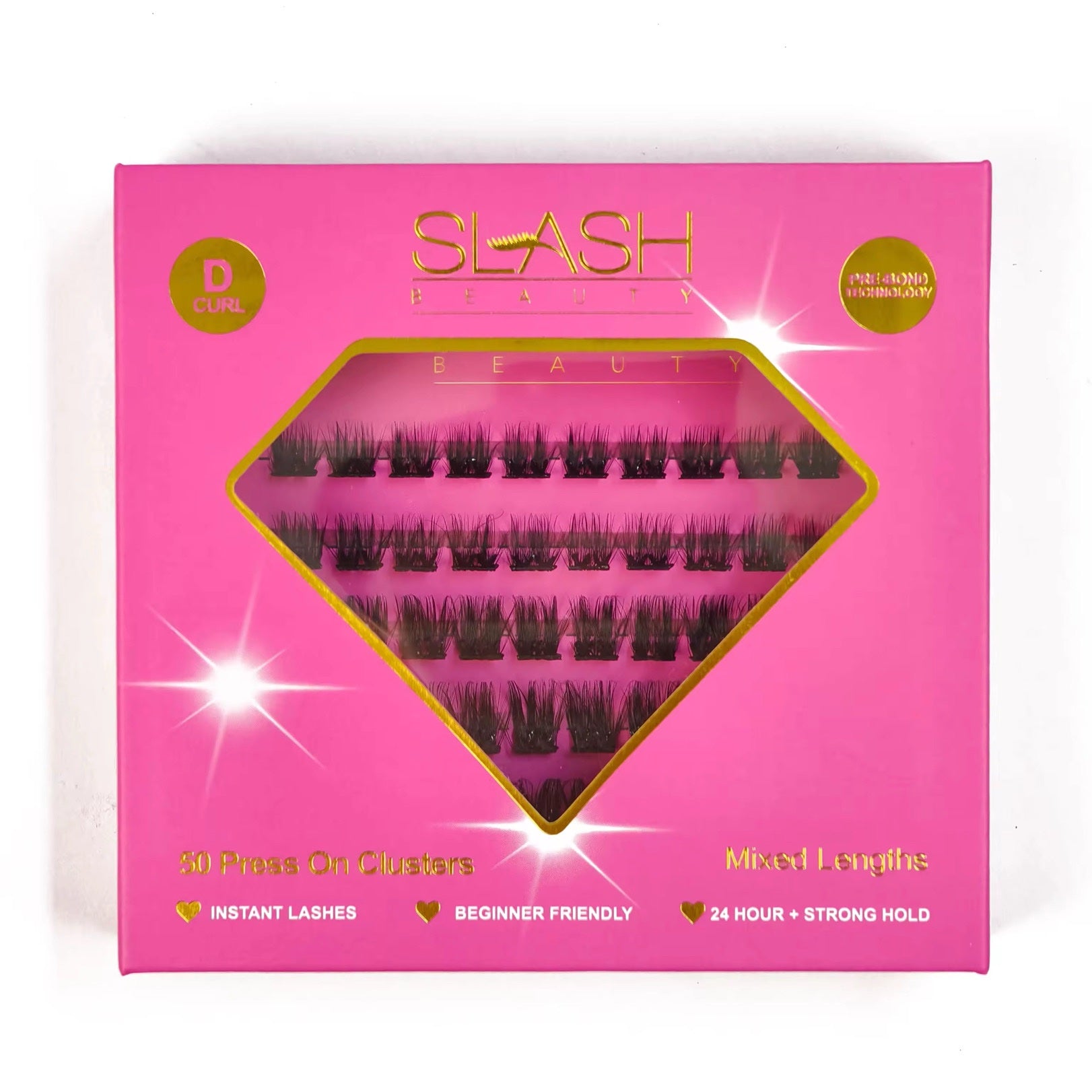 Slash Beauty Press On Cluster Lashes- Wisp Me Away image 0