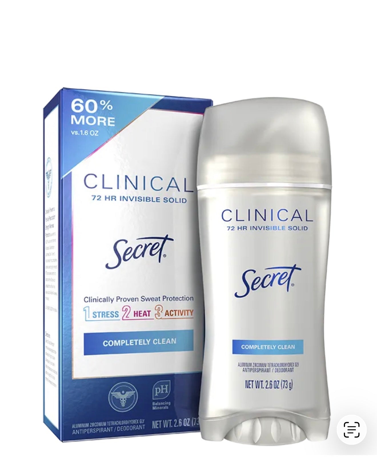 Secret Clinical Strength Invisible Solid Antiperspirant Deodorant image 0