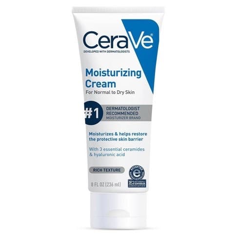 CeraVe Moisturizing Cream, Body &amp; Face Moisturizer - 8 oz image
