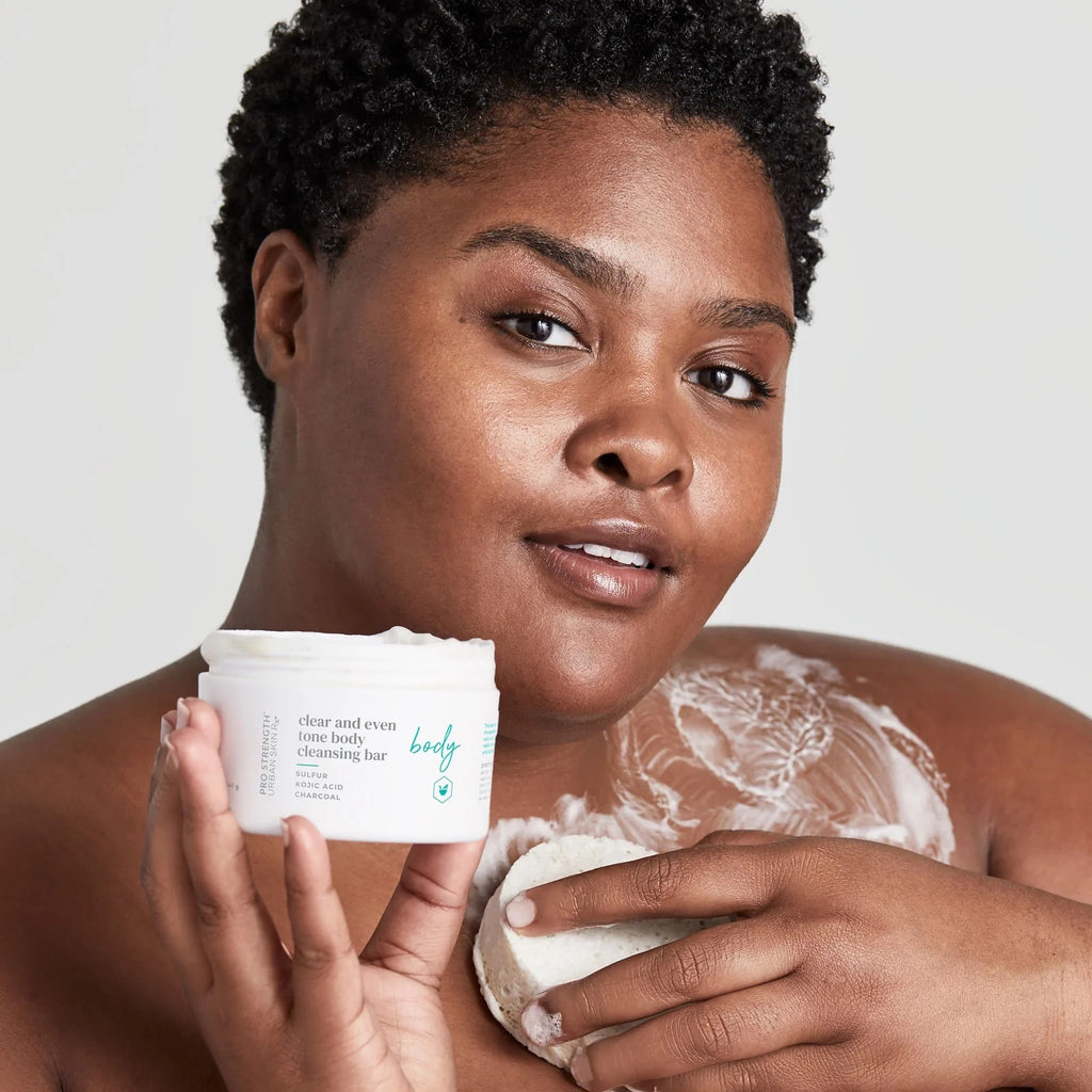 Urban Skin Rx clear and even tone body cleansing bar image 1