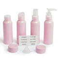 TravelShop Travel Bottle Kit 7 Pack - Pink image