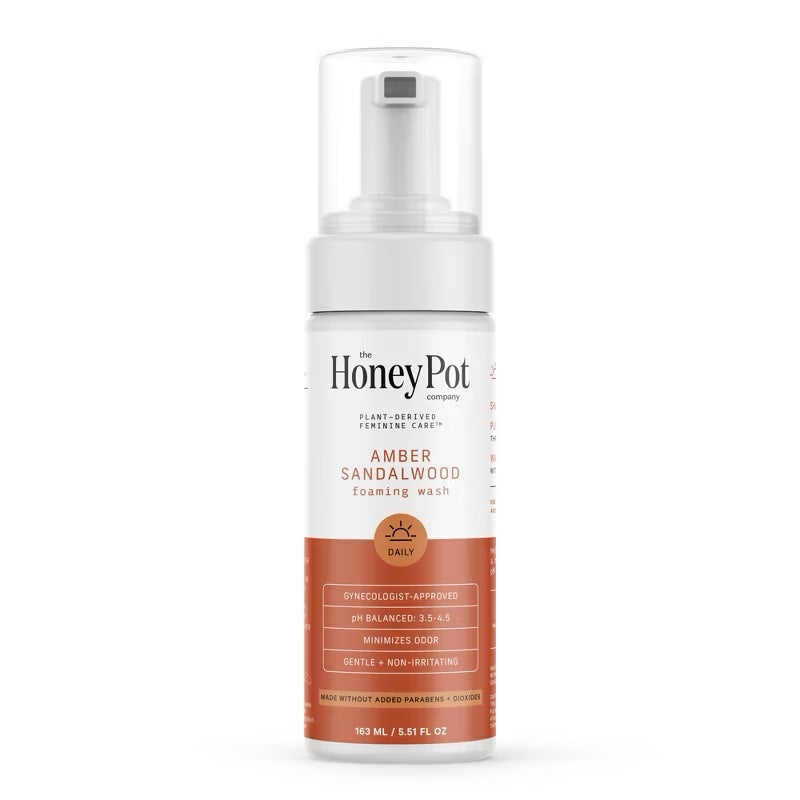 The Honey Pot Company, Amber Sandalwood Feminine Foaming Wash - 5.51 fl oz image 0