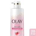 Olay Intensely Hydrating Body Wash with Hyaluronic Serum Complex - Strawberry Fizz - 20 fl oz image 0