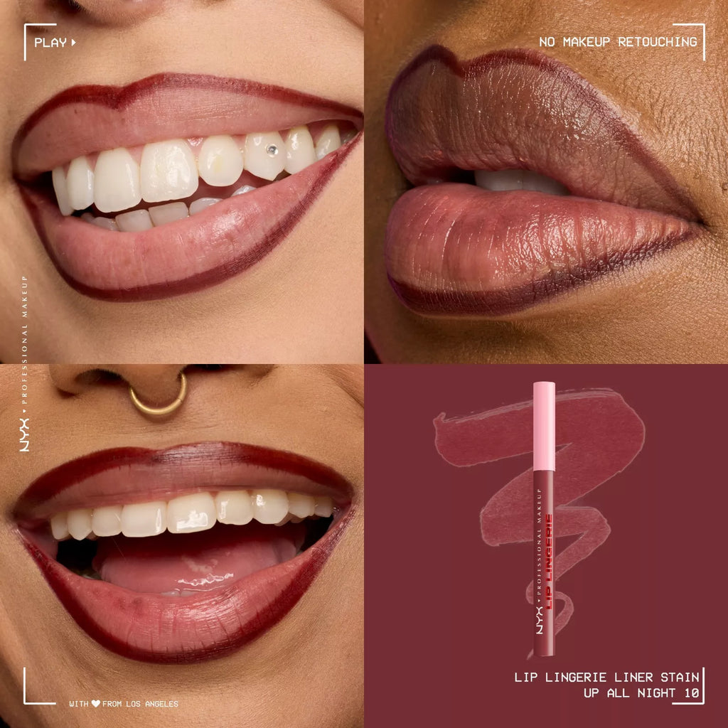 NYX Lingerie Lip Liner Stain- Up all night