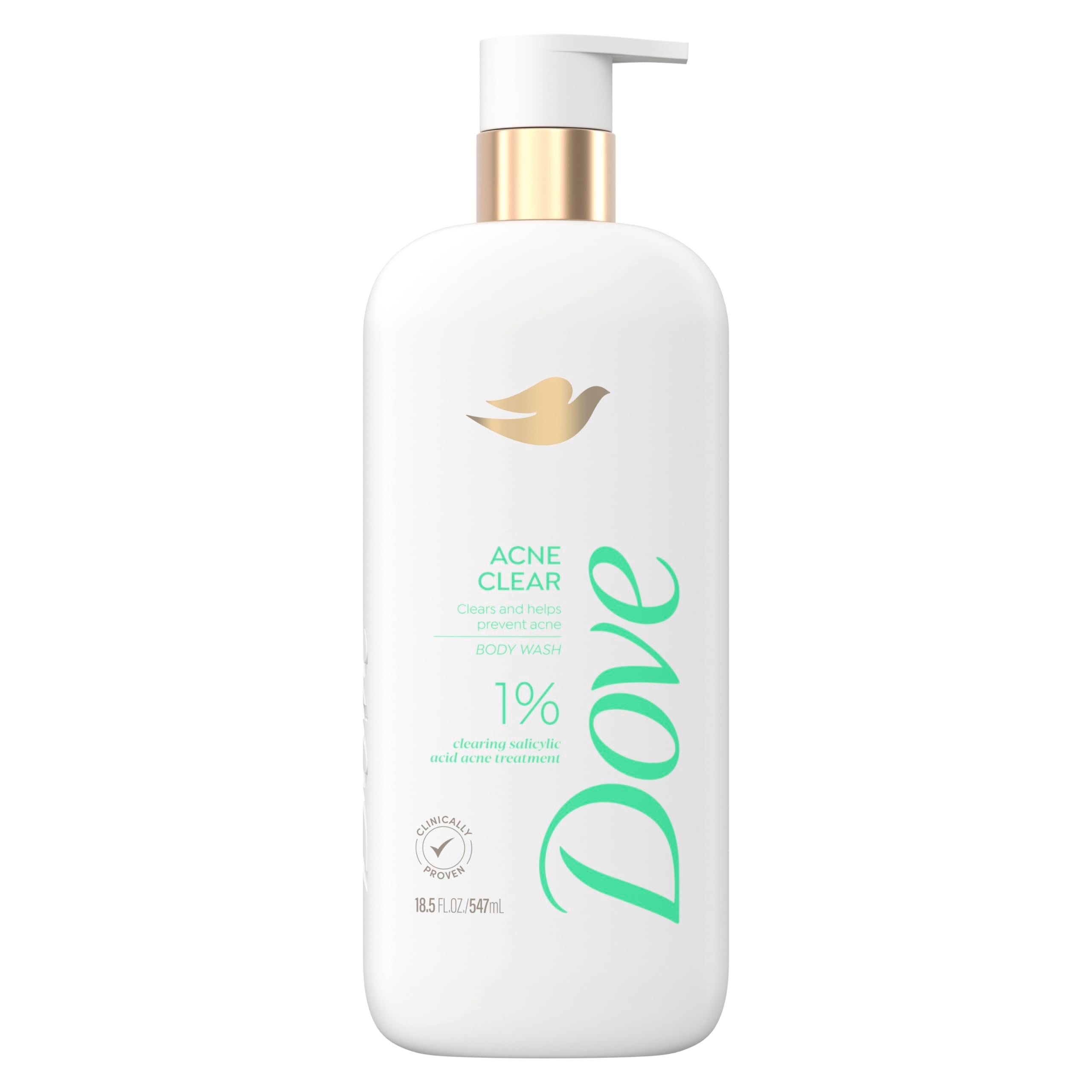 Dove Serum Body Wash with 1% Clearing Salicylic Acid - Acne Clear - 18.5 fl oz image 0