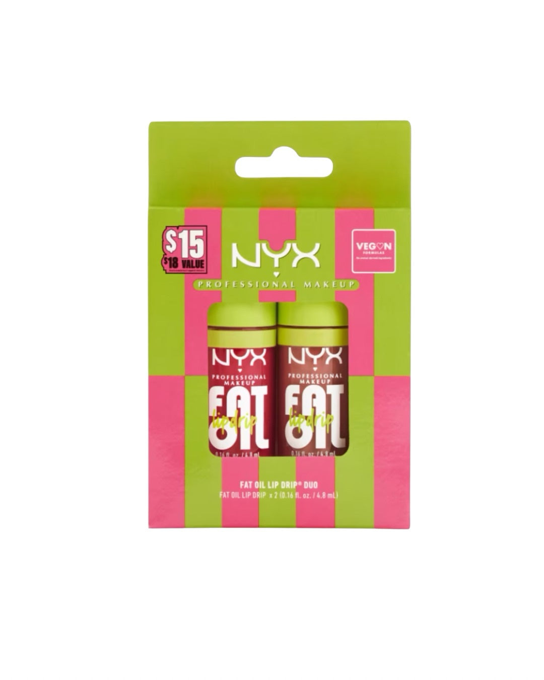 NYX Fat Oil Lip Drip Lip Oil Duo ( Supermodel &amp; Chillin Like a Villian) image 0