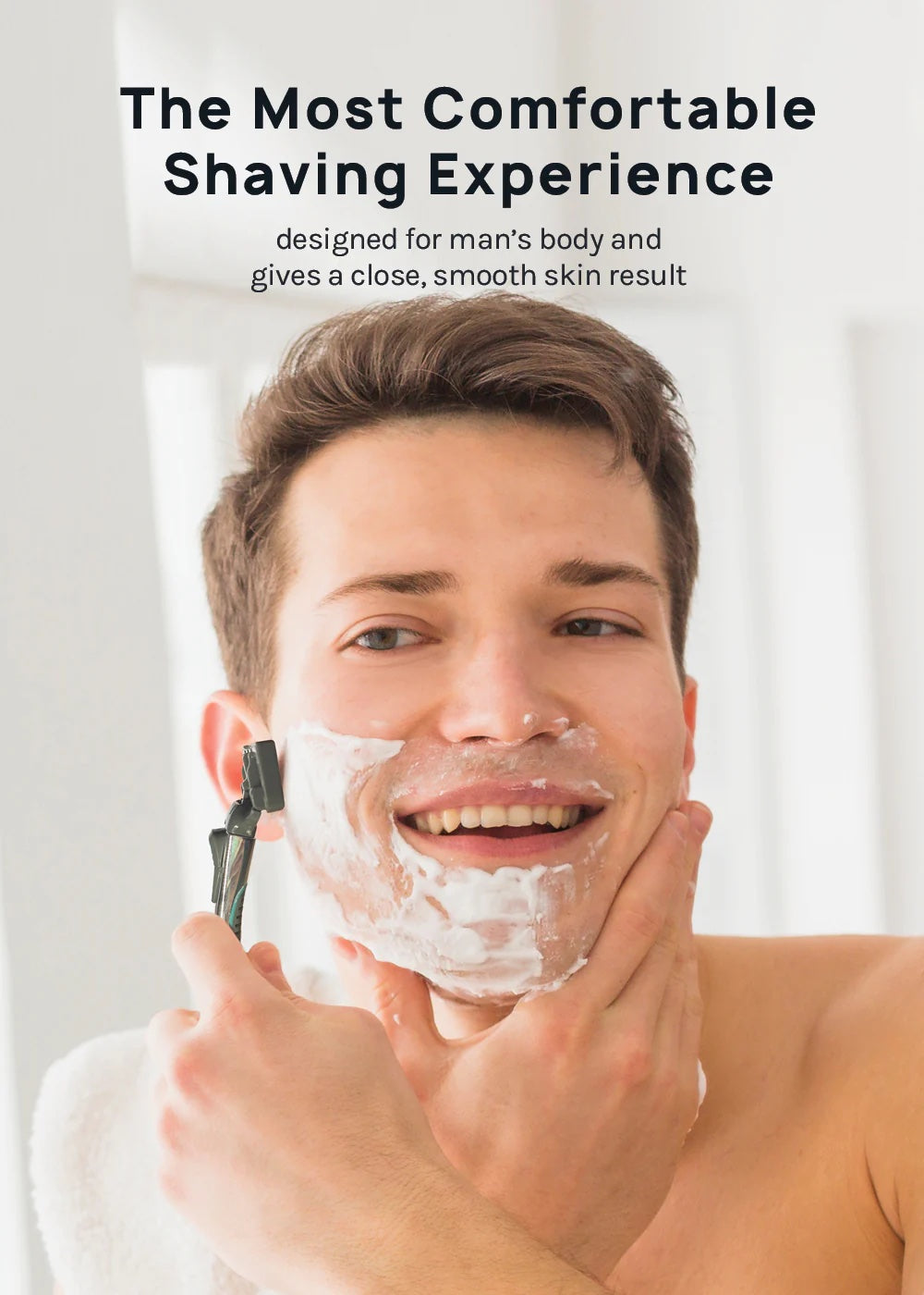 AOA A2 MEN'S 6-BLADE RAZOR STARTER KIT image 2