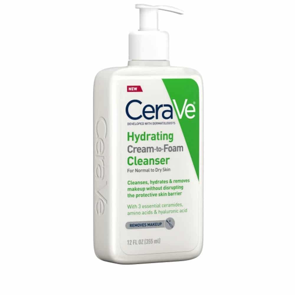 CeraVe Hydrating Cream-to-Foam Cleanser image 0