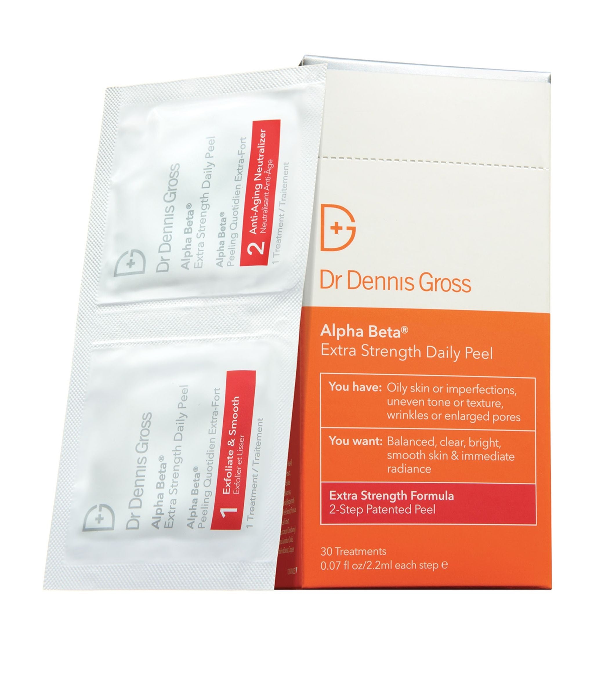 Dr Dennis Gross Alpha Beta Extra Strength Daily Peel 30pk image 1