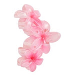 Resin Flower Claw Clip - Mini flowers pink image