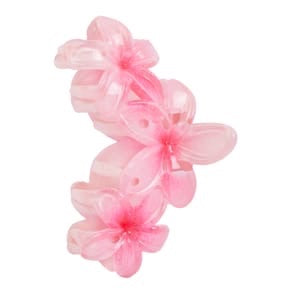Resin Flower Claw Clip - Mini flowers pink image
