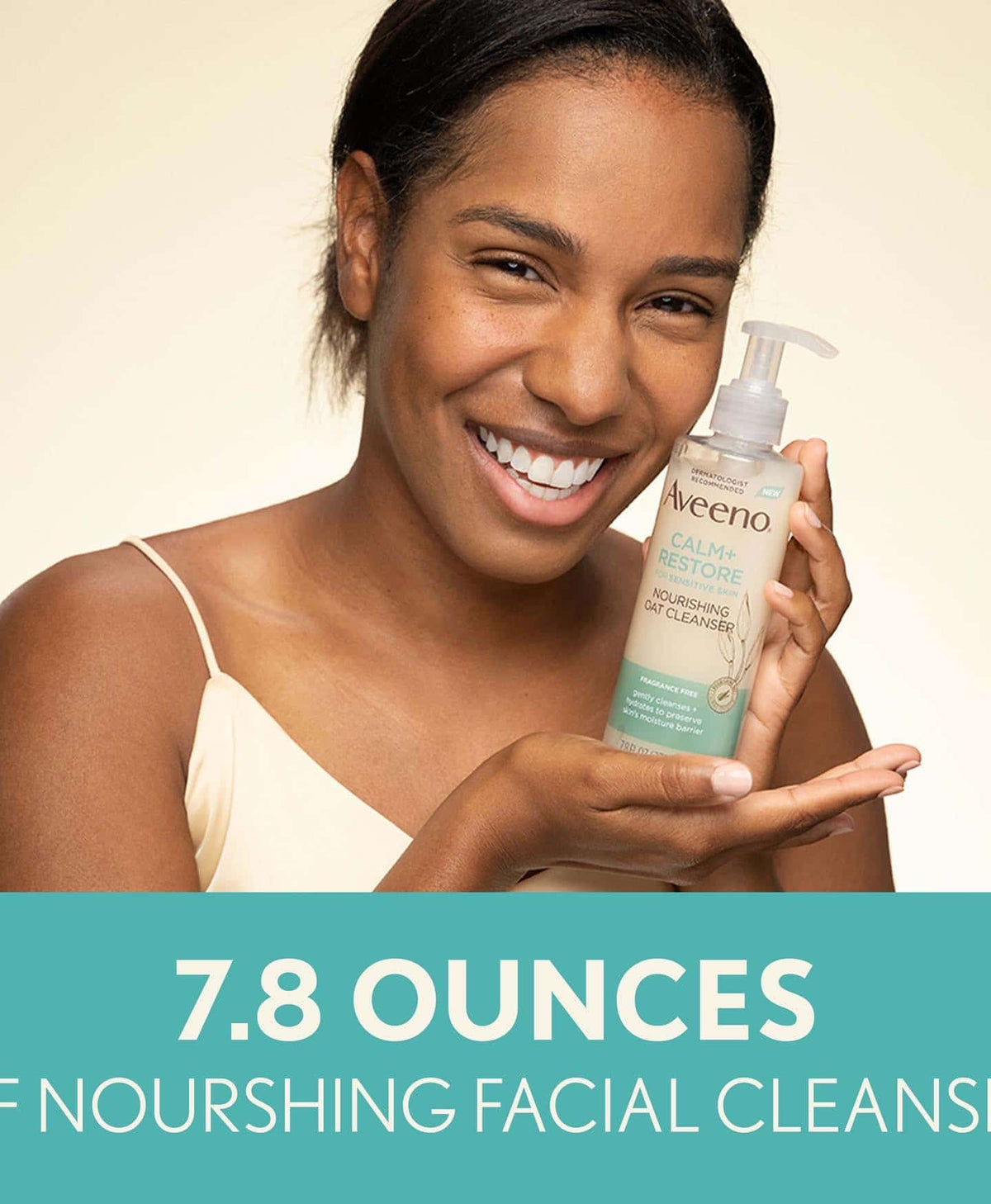Aveeno Calm + Restore Nourishing Oat Facial Cleanser image 1