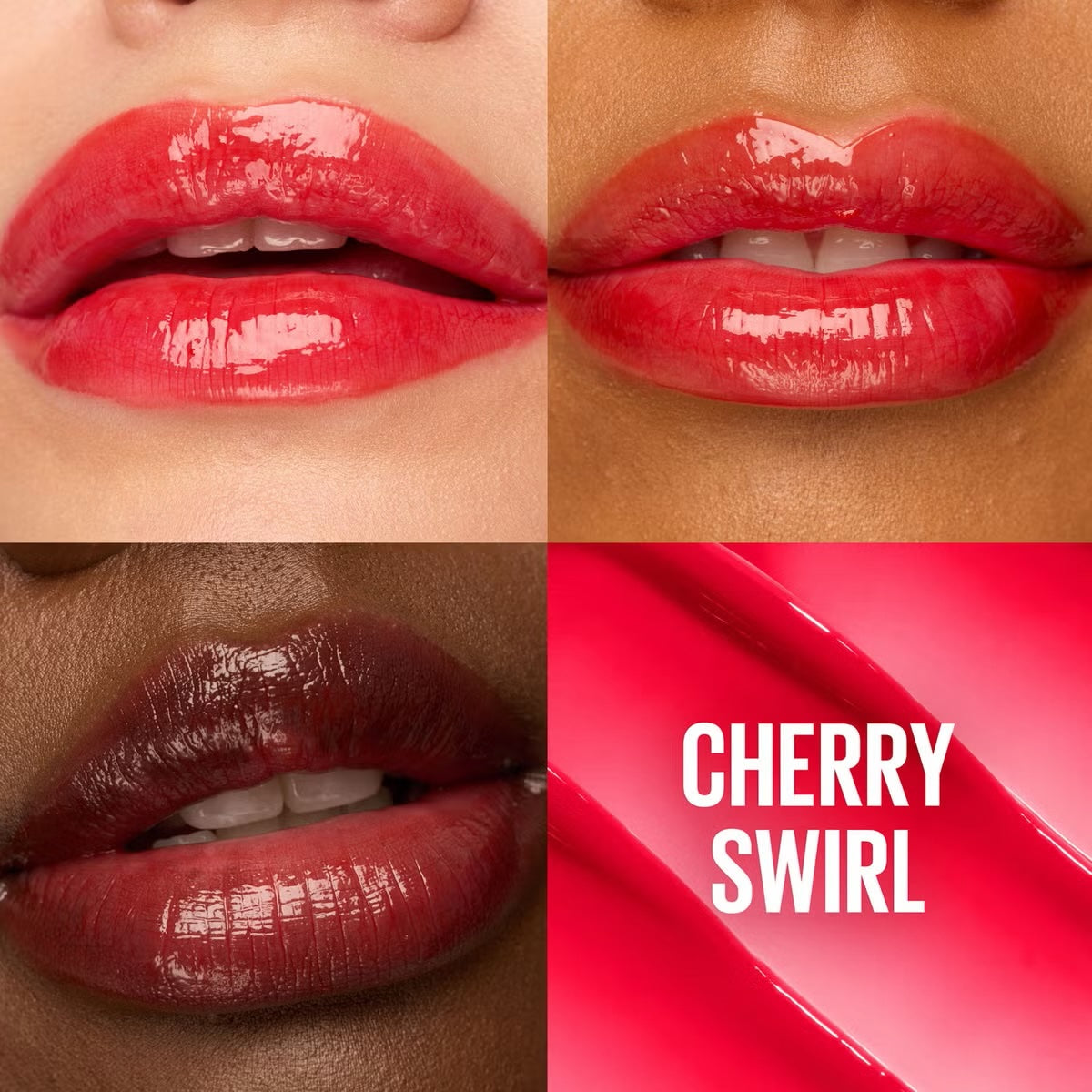 Maybelline Lifter Glaze Hydrating Lip Oil Balm with Hyaluronic Acid - Cherry Swirl image 1